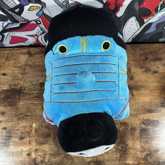 Thomas The Tank Engine Pillow Pet Large 17" Full Size Plush Stuffed Animal Blue - Picture 9 of 16
